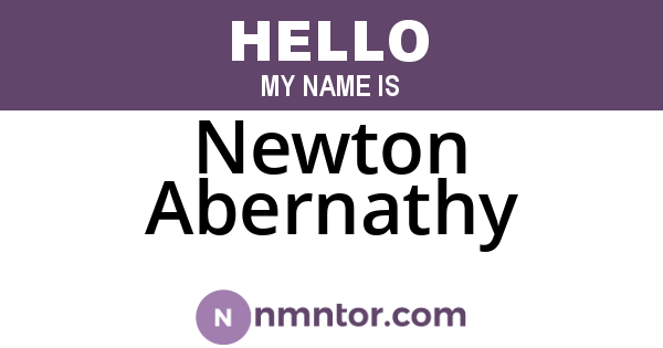 Newton Abernathy