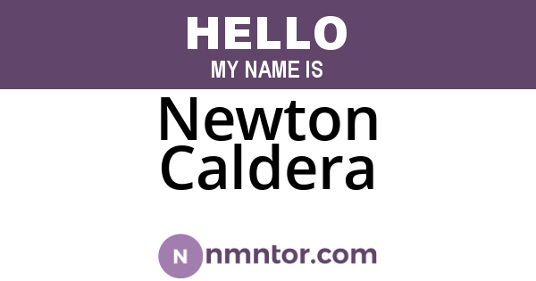 Newton Caldera