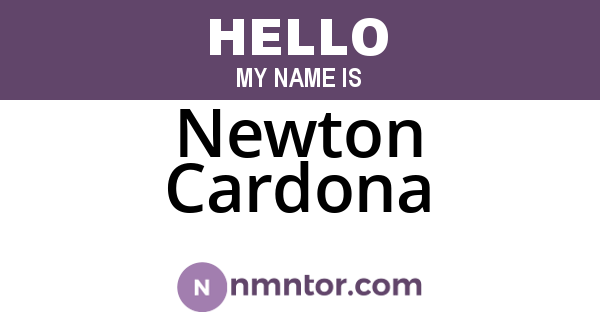 Newton Cardona