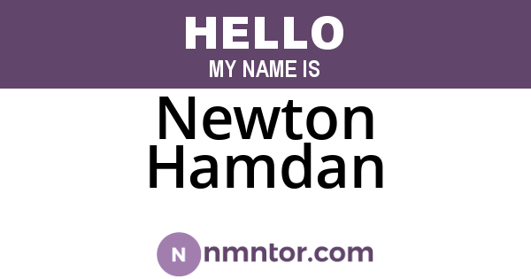 Newton Hamdan