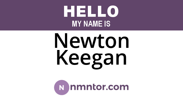 Newton Keegan