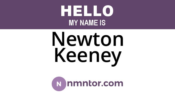 Newton Keeney