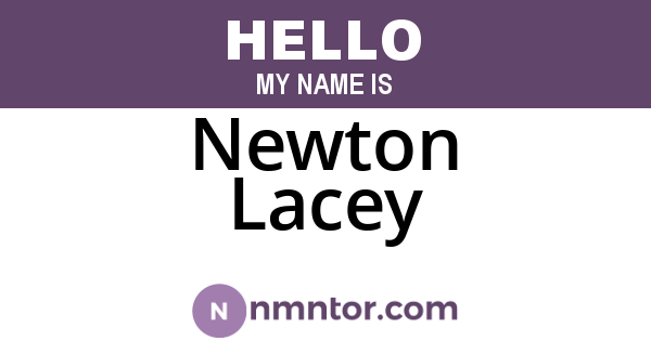Newton Lacey