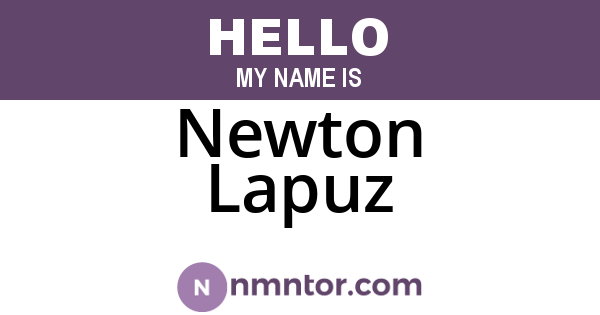 Newton Lapuz