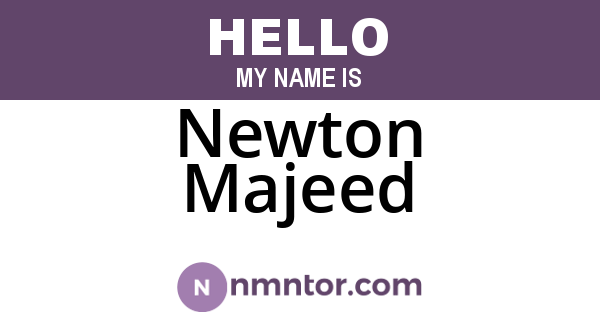 Newton Majeed