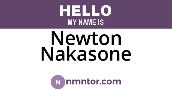 Newton Nakasone