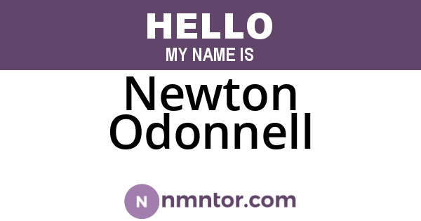 Newton Odonnell