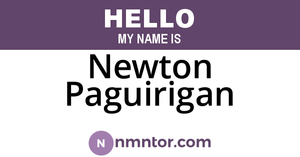 Newton Paguirigan