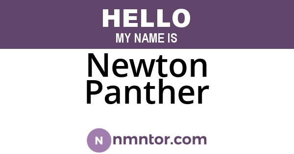 Newton Panther
