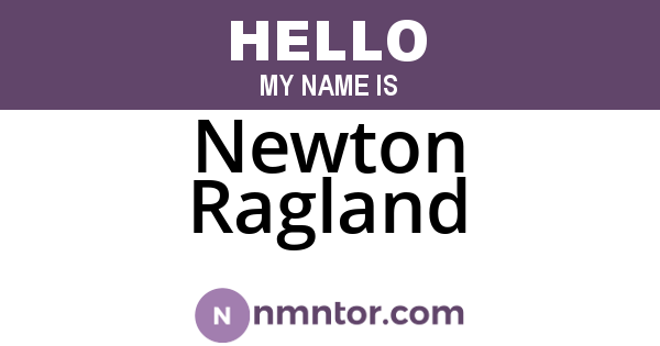 Newton Ragland