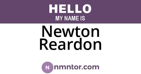 Newton Reardon