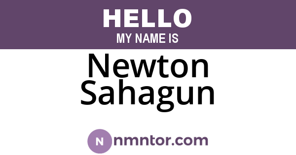 Newton Sahagun