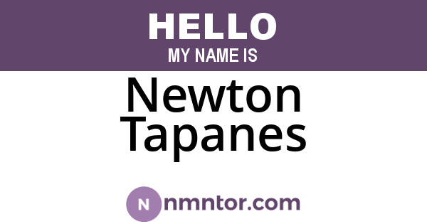 Newton Tapanes