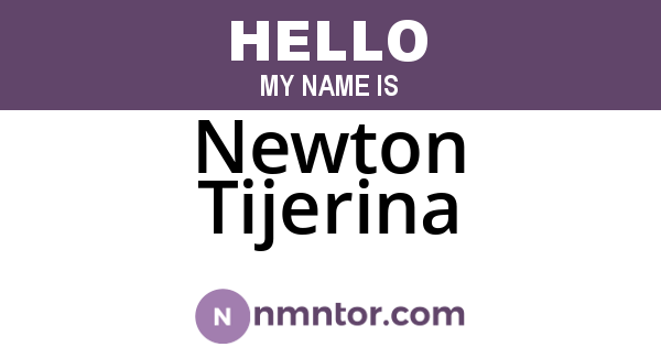 Newton Tijerina