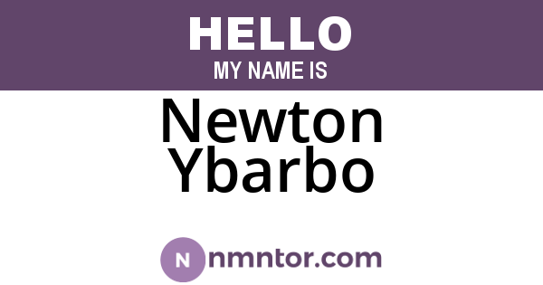 Newton Ybarbo