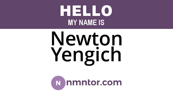 Newton Yengich