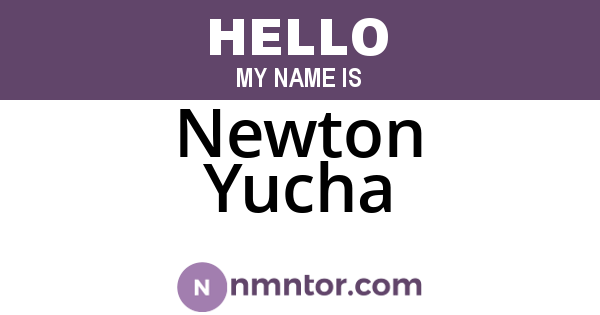 Newton Yucha