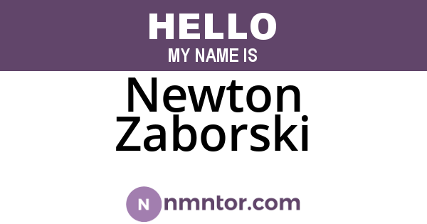 Newton Zaborski
