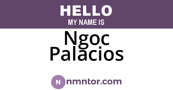 Ngoc Palacios