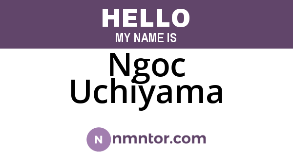 Ngoc Uchiyama