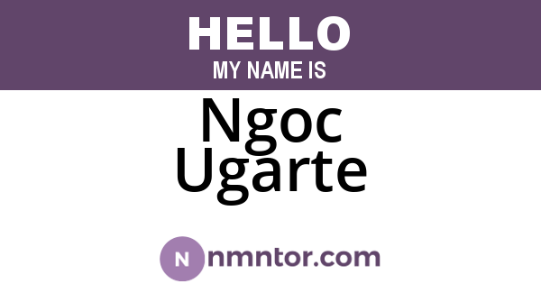 Ngoc Ugarte