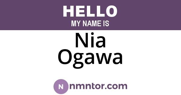 Nia Ogawa
