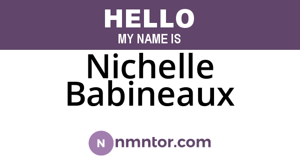 Nichelle Babineaux