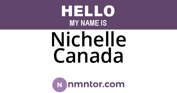 Nichelle Canada