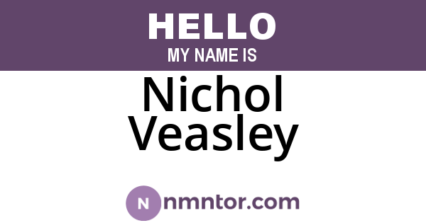 Nichol Veasley