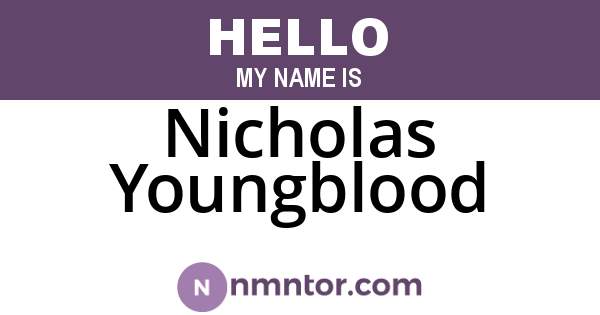 Nicholas Youngblood