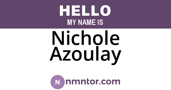 Nichole Azoulay