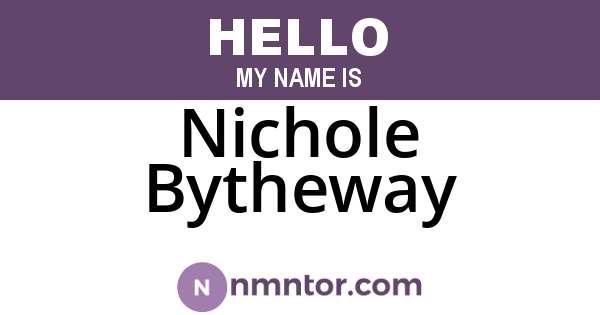 Nichole Bytheway