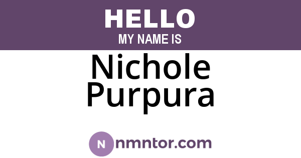 Nichole Purpura