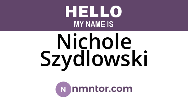 Nichole Szydlowski