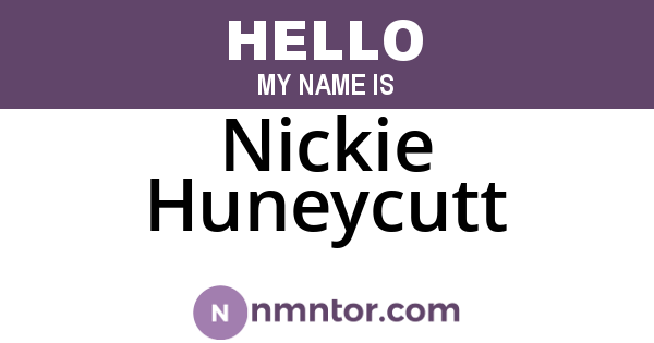 Nickie Huneycutt