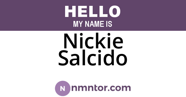Nickie Salcido