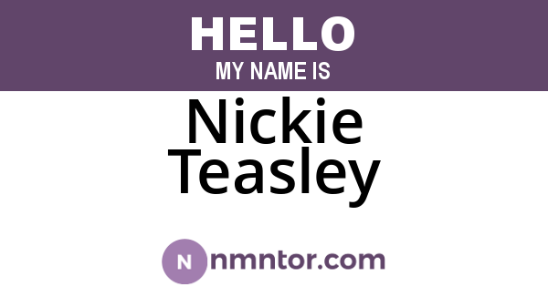 Nickie Teasley