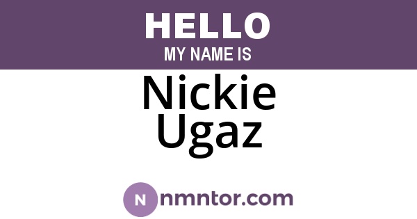 Nickie Ugaz