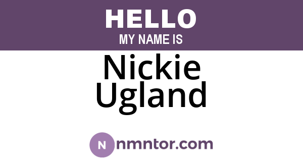 Nickie Ugland