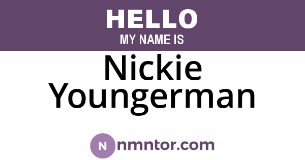 Nickie Youngerman