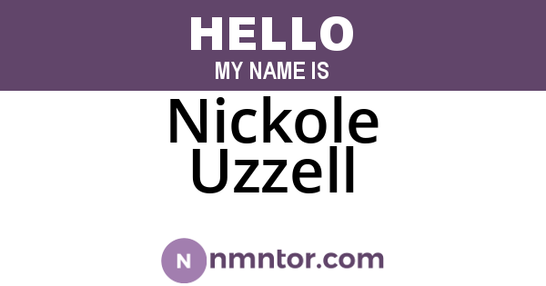 Nickole Uzzell