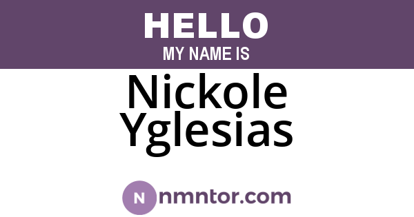 Nickole Yglesias