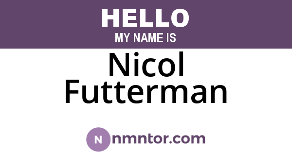 Nicol Futterman