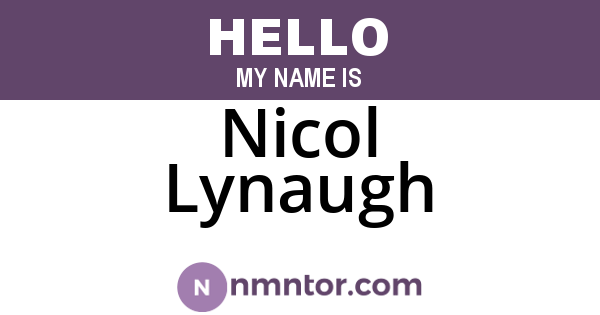 Nicol Lynaugh