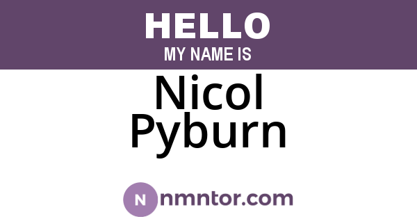 Nicol Pyburn