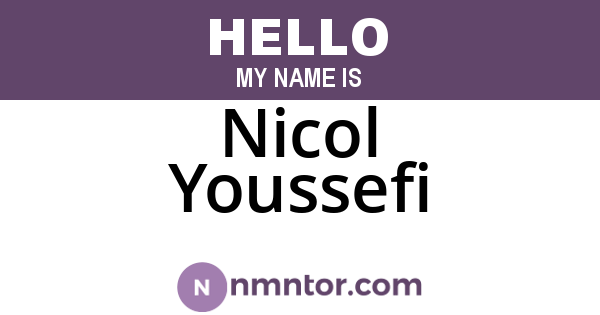 Nicol Youssefi