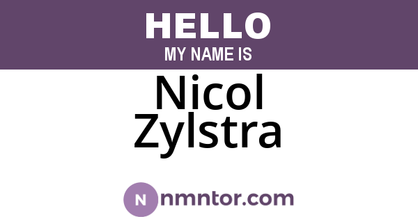 Nicol Zylstra