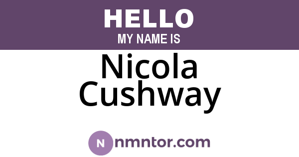 Nicola Cushway