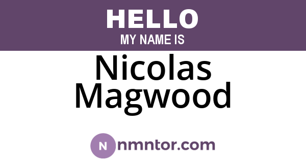 Nicolas Magwood