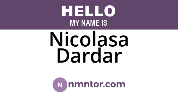 Nicolasa Dardar